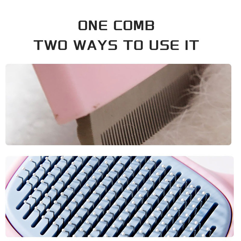 Pet Deshedding Dematting Grooming Brush Hair Removal Tool