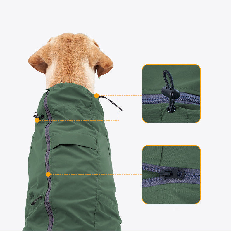 Pet Reflective Traction Hole Protective Clothing
