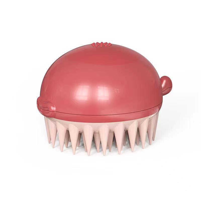 Pet Bath Brush Refillable Body Gel Grooming Tool