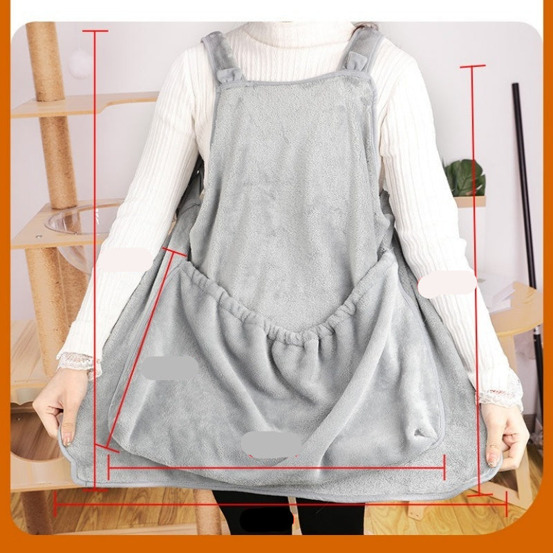 Plush Pet Carrier Chest Bag Outdoor Travel Sleeping Pouch