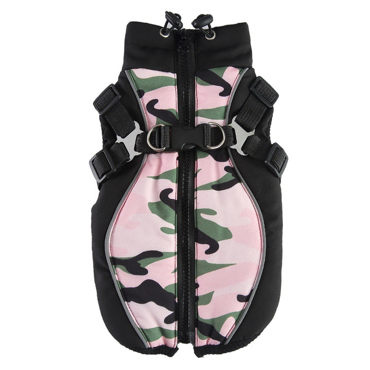 Winter Cotton Padded Pet Coat Warm Clothing